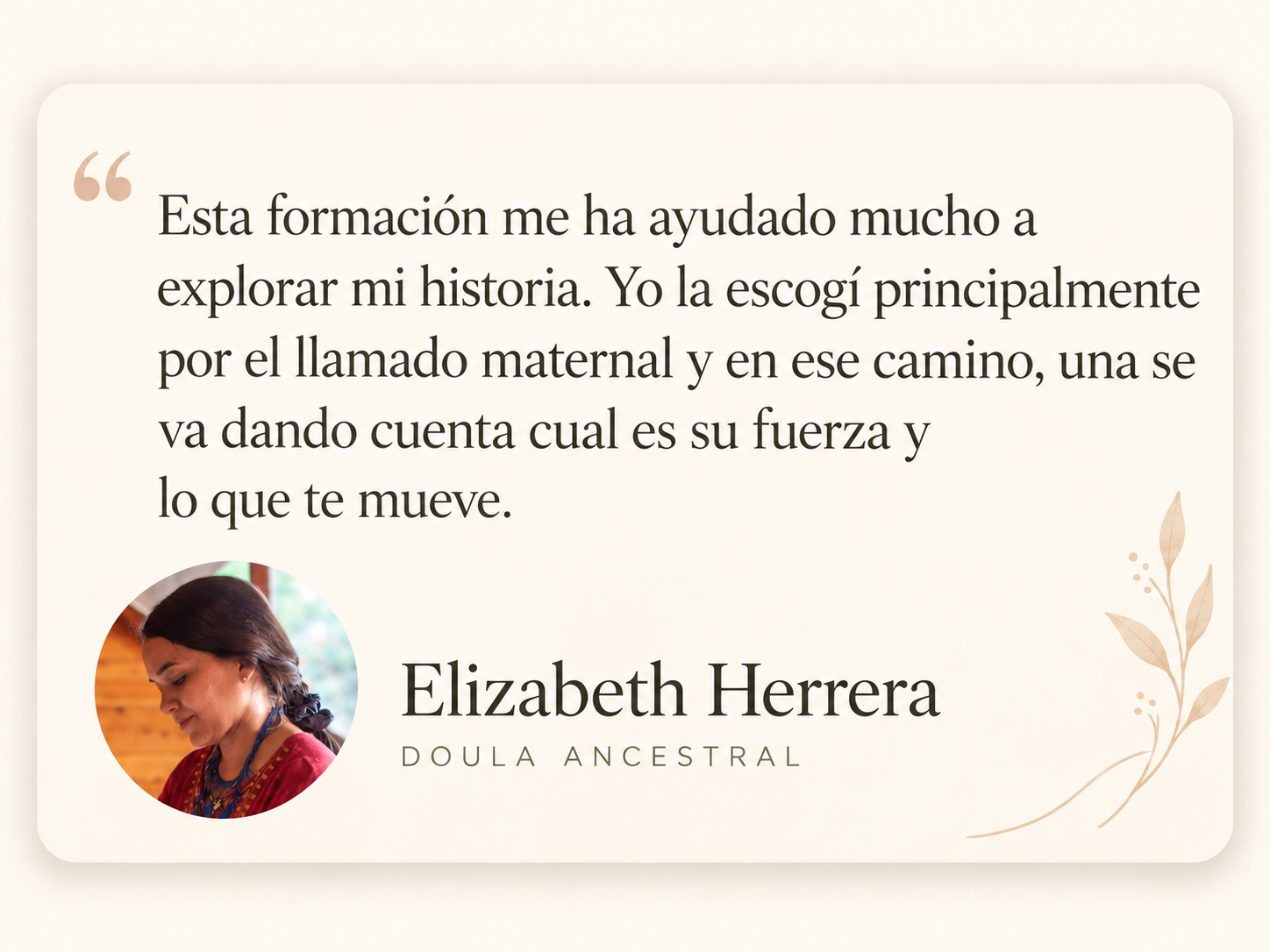 testimonio elizabeth herrera