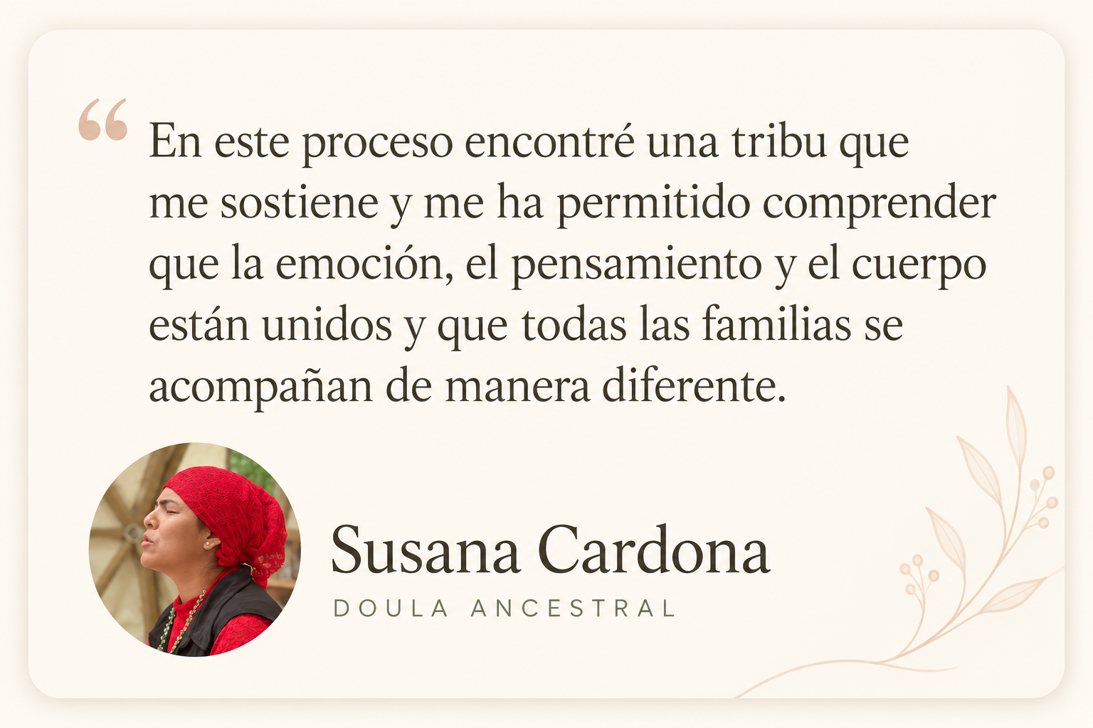 testimonio susi